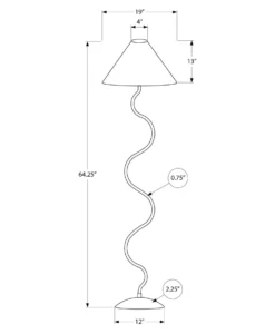 Lampe sur pied 64