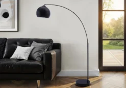 Lampe sur pied 74" en métal