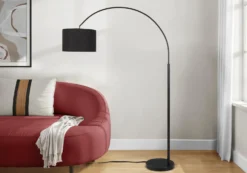 Lampe sur pied 81" en métal