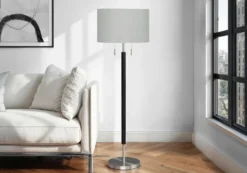 Lampe sur pied 60"H en métal