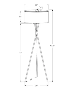 Lampe sur pied 62