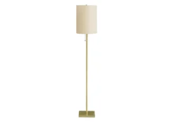 Lampe sur pied 62"H en métal