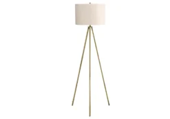Lampe sur pied 63"H en métal