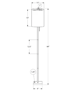Lampe sur pied 64