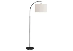 Lampe sur pied 65"H en métal