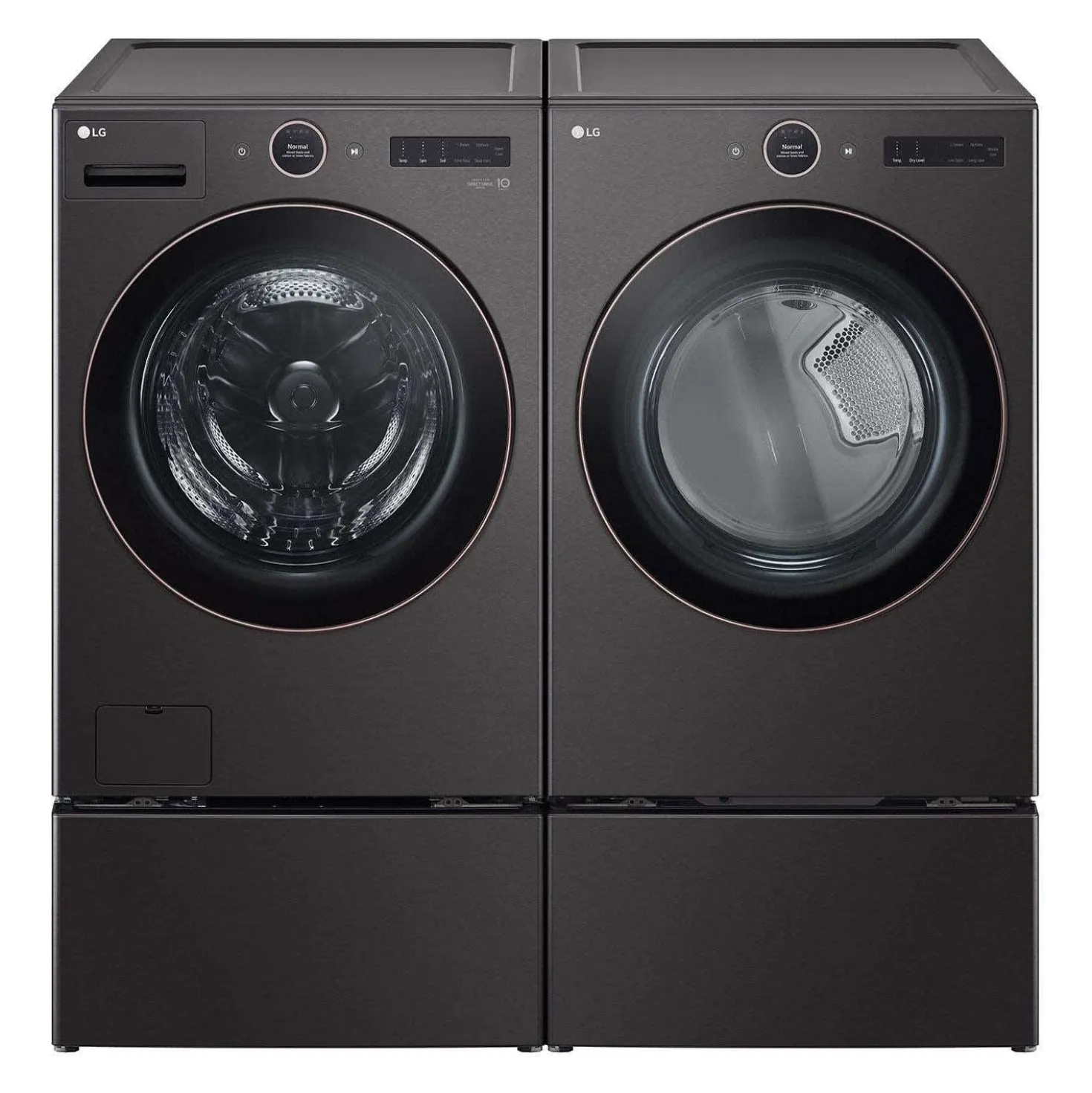 LG ENS Buanderie 4 morceaux, Inox noir