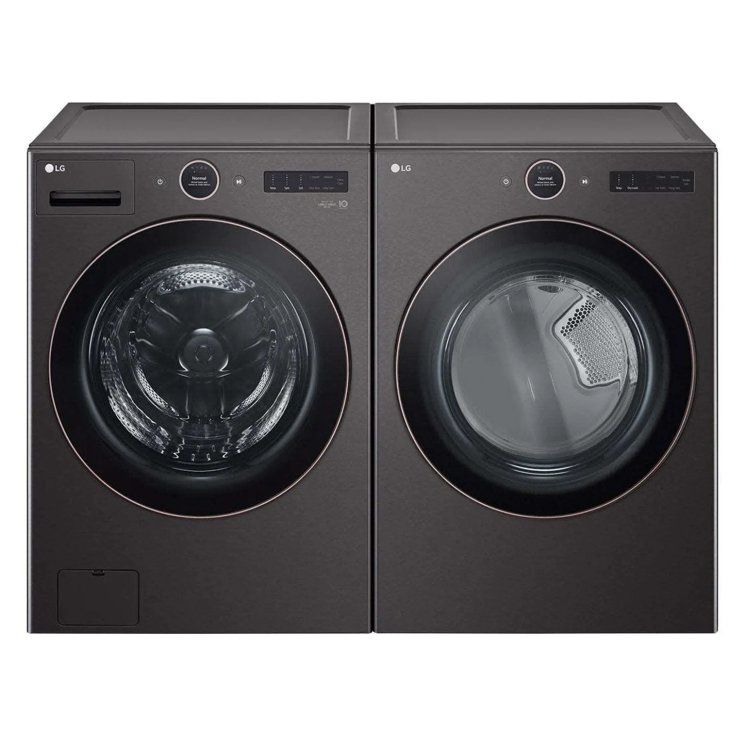 LG Ensemble laveuse et secheuse, Inox noir