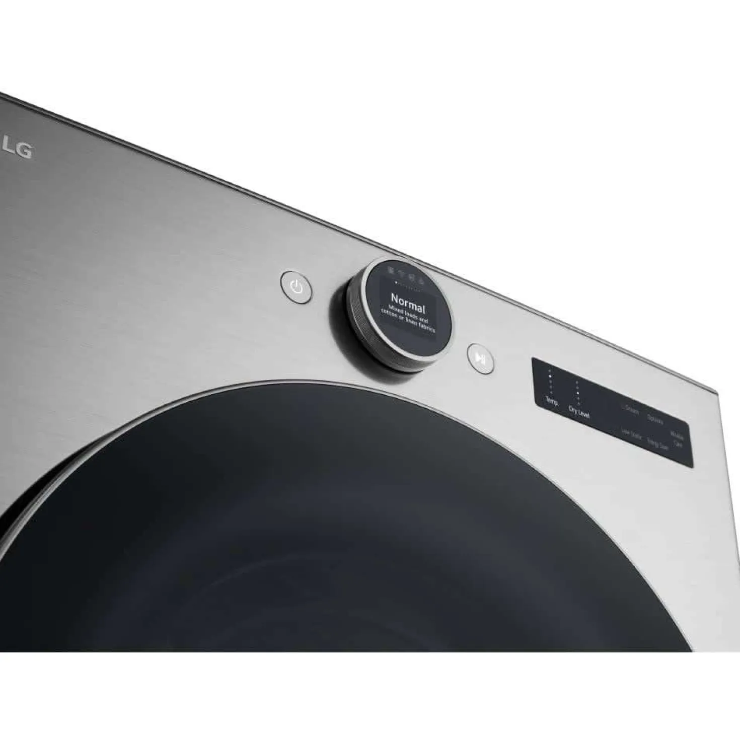 LG Ensemble laveuse sécheuse, Acier graphite, Chargement frontal