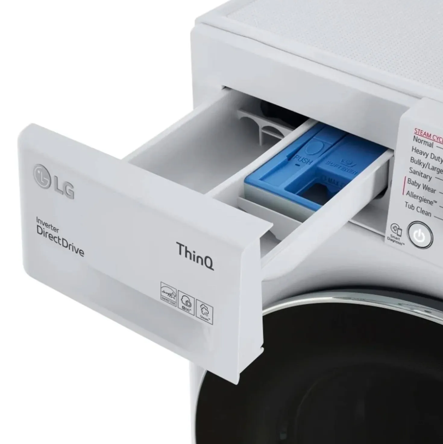 LG Ensemble laveuse sécheuse, Blanc, Chargement frontal