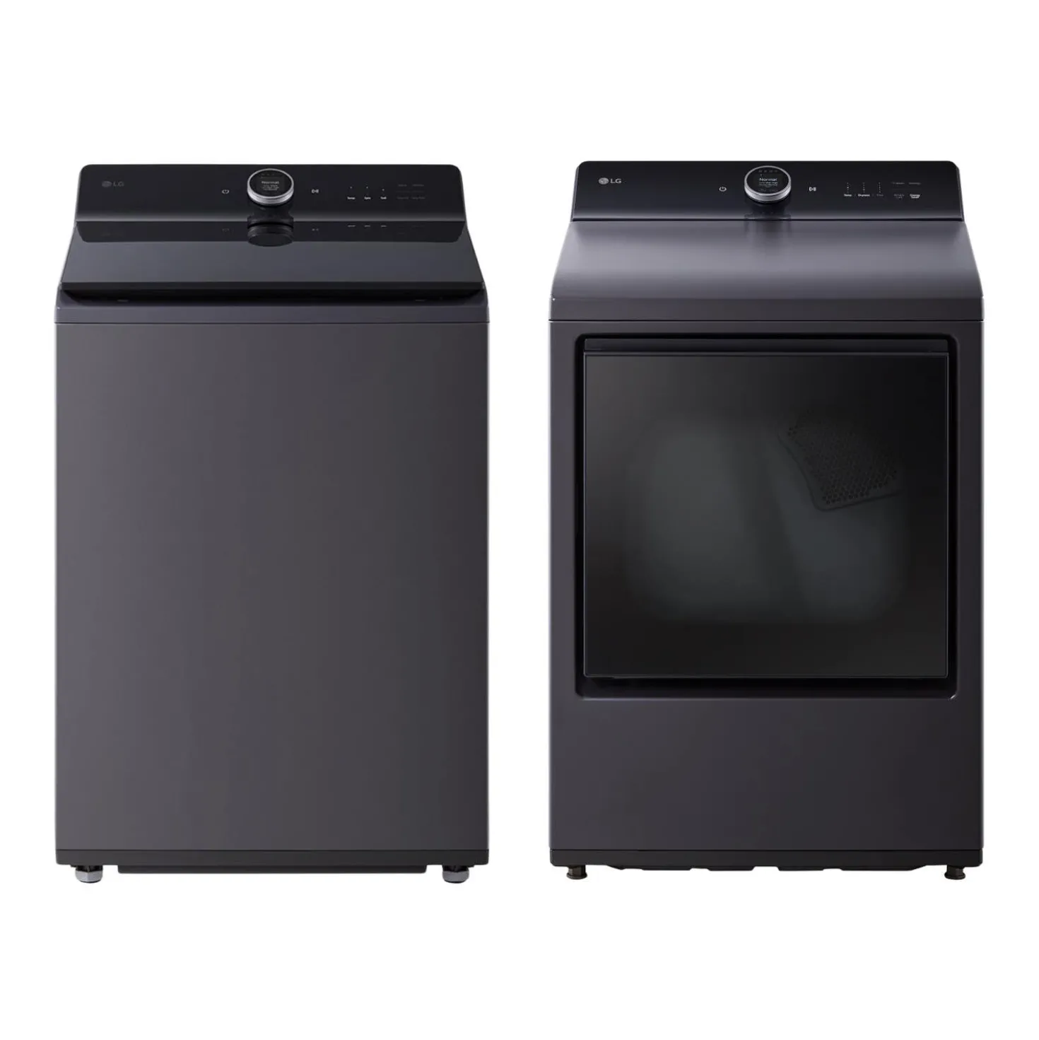 LG Ensemble laveuse sécheuse, Noir, Chargement par le haut