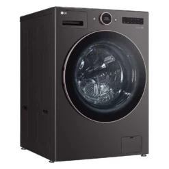 LG Laveuse Chargement frontal Inox Noir 27
