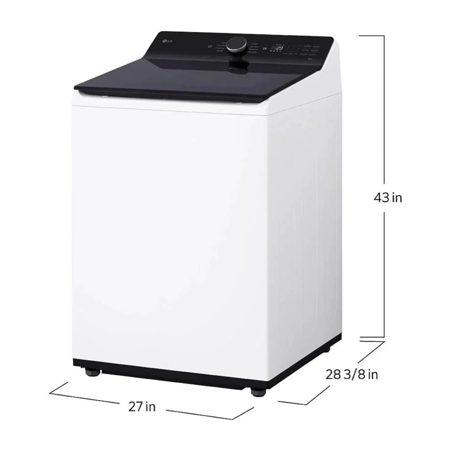 LG Laveuse Chargement par le haut Blanc 27" - WT8400CW