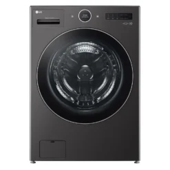 LG Laveuse et sécheuse tout-en-un, Inox Noir, 27", Chargement frontal - WM6998HBA