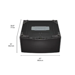 LG Laveuse-piedestal Chargement par le haut Noir 29
