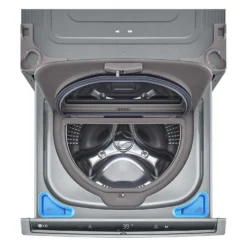 LG Laveuse-piedestal Chargement par le haut Acier graphite 29