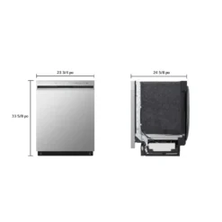 LG Lave-vaisselle Encastré Acier inoxydable 24