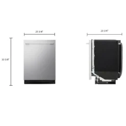 LG Lave-vaisselle Encastré Acier inoxydable 24