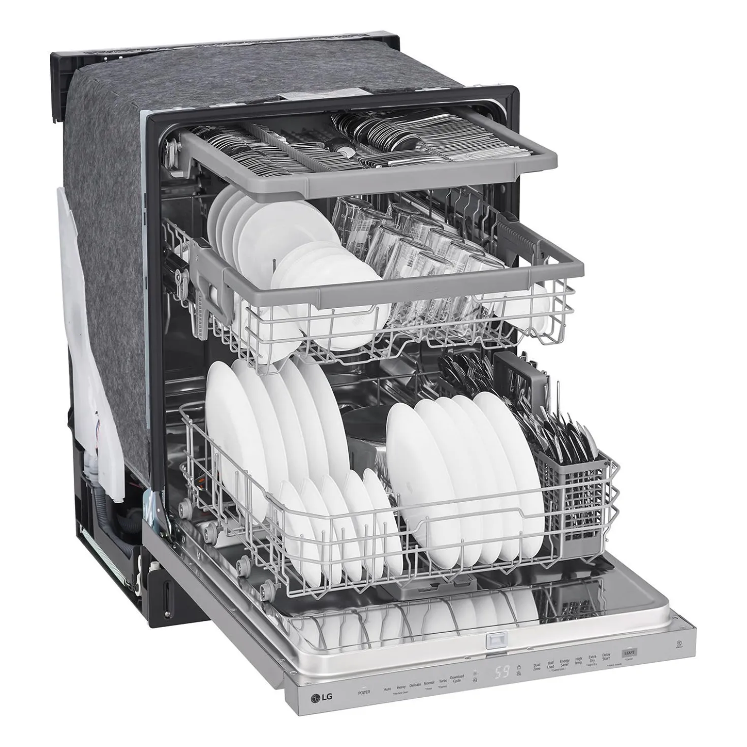 LG Lave-vaisselle Encastré Acier inoxydable 24" 48dB - LDPN454HT