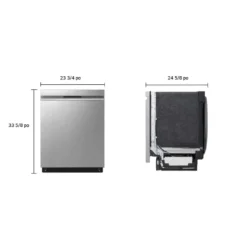LG Lave-vaisselle Encastré Acier inoxydable 24