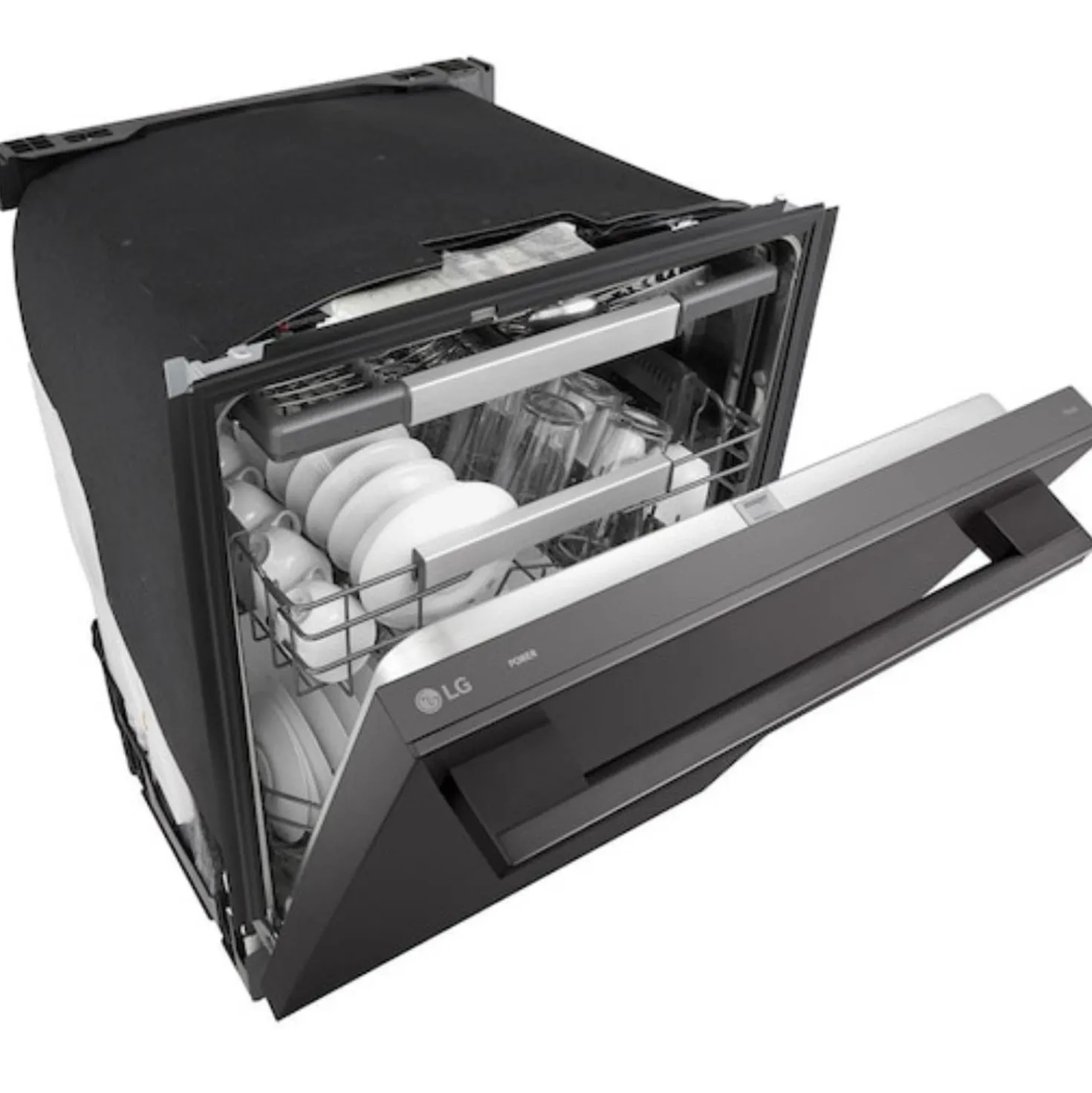 LG Lave-vaisselle Encastré Inox Noir 24" 42dB - LDNTH753D