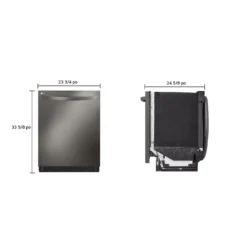 LG Lave-vaisselle Encastré Inox Noir 24