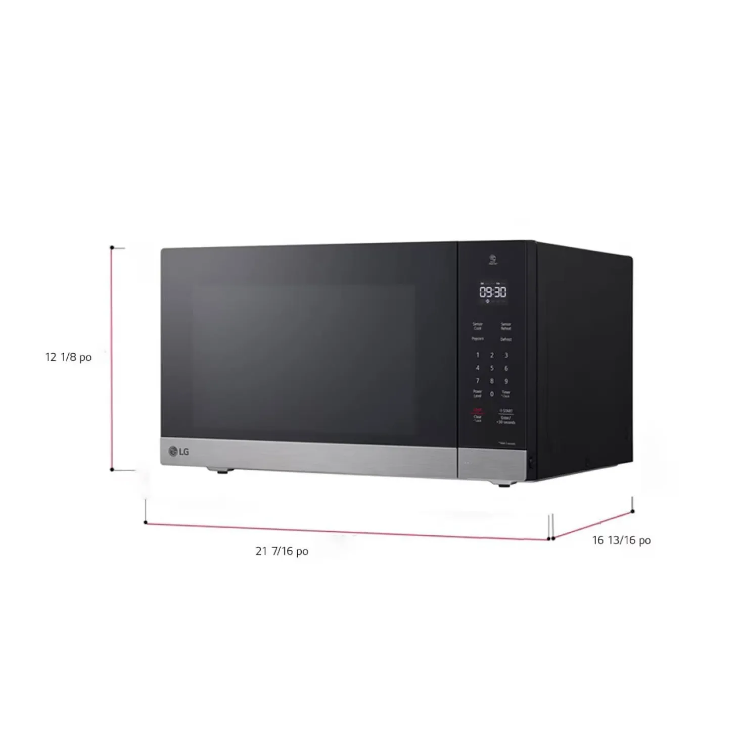 LG Micro-ondes Acier inoxydable22" MSER1590S