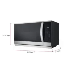 LG Micro-ondes/Hottes 2,1 pi3, Acier inoxydable, 30