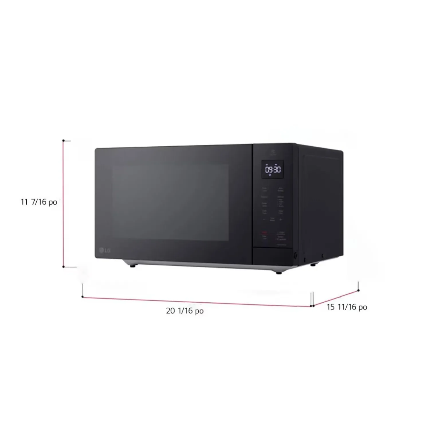 LG Micro-ondes Noir 900 20" MSER1130B