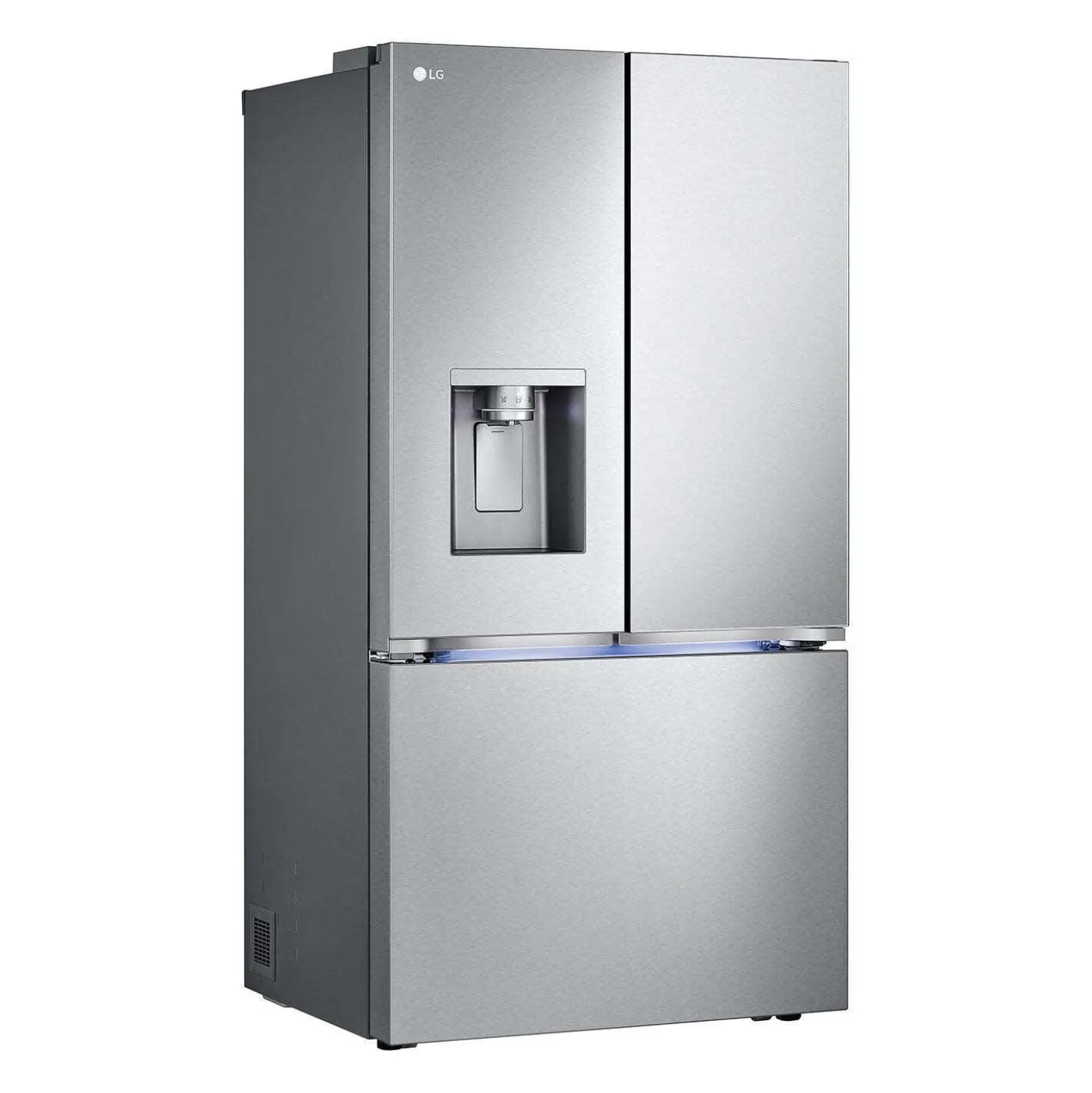 LG Rédfrigérateur 26 pi3 36 po Acier inoxydable Congélateur en bas, Portes françaises - LRYXC2606S