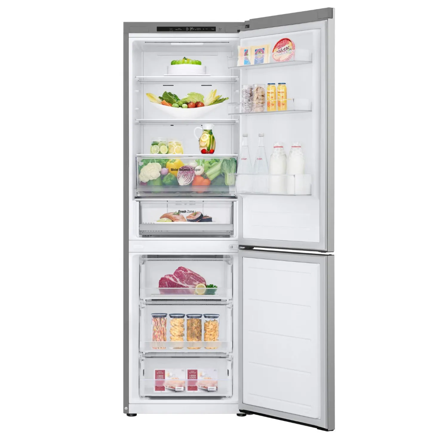 LG Réfrigérateur 12 pi3 24 po Acier inoxydable Congélateur en bas - LB12C2000V