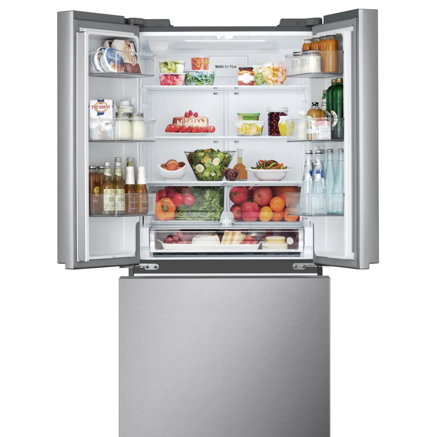 LG Réfrigérateur 25 pi3 33 po Acier inoxydable Portes françaises - LF25S6200S