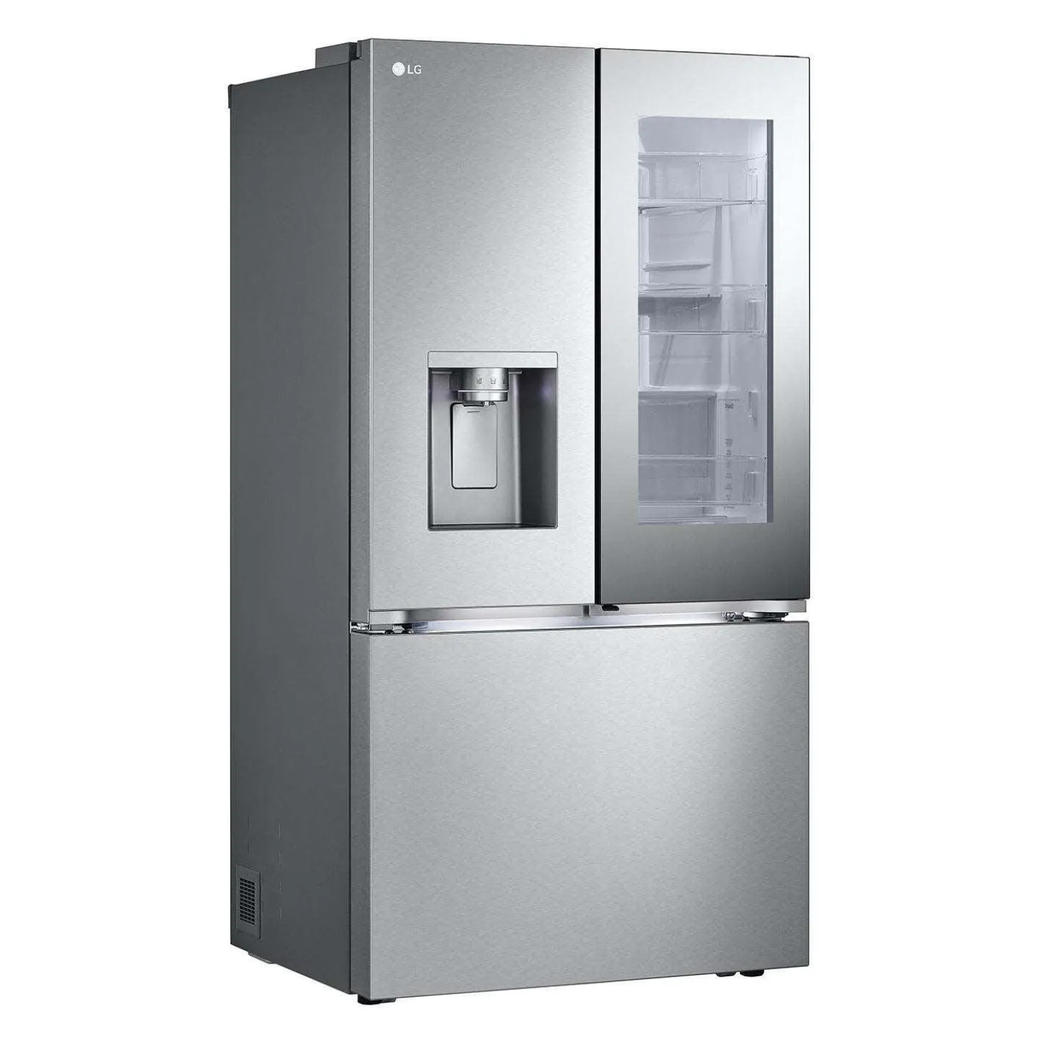 LG Réfrigérateur 26 pi3 36 po Acier inoxydable Congélateur en bas, Portes françaises - LRYKC2606S