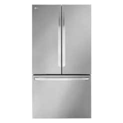LG Réfrigérateur 27 pi3 36 po Acier inoxydable Congélateur en bas, Portes françaises - LRFLC2706S