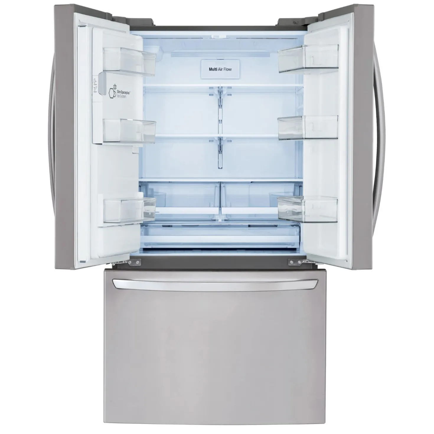 LG Réfrigérateur 28 pi3 36 po Acier inoxydable Portes françaises - LHFS28XBS