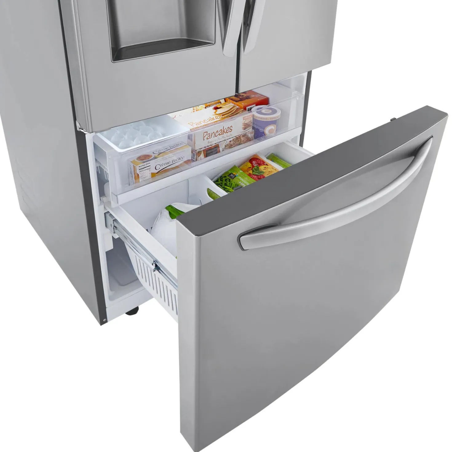 LG Réfrigérateur 28 pi3 36 po Acier inoxydable Portes françaises - LHFS28XBS