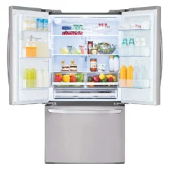 LG Réfrigérateur 28 pi3 36 po Acier inoxydable Congélateur en bas, Portes françaises - LRFS28XBS