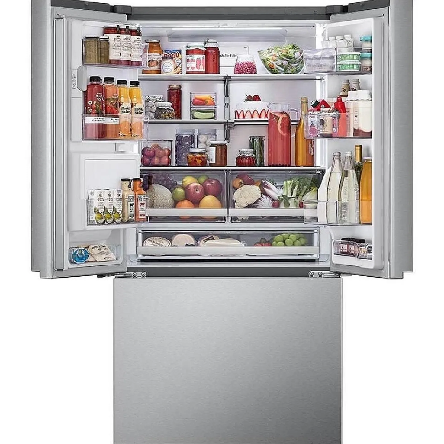 LG Réfrigérateur 30,7 pi3 36 po Acier inoxydable Portes françaises - LRYXS3106S