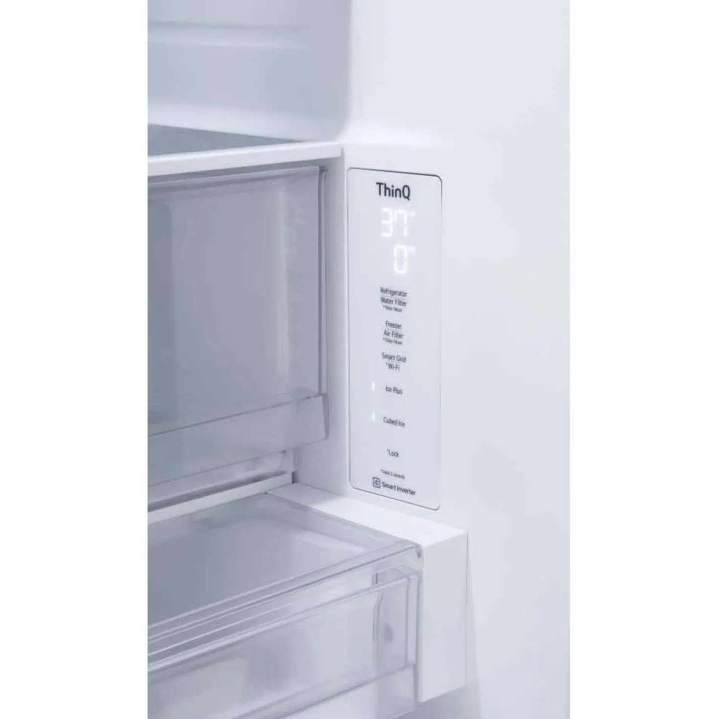 LG Réfrigérateur 31,7 pi3 36 po Acier inoxydable Portes françaises - LRFLS3206S