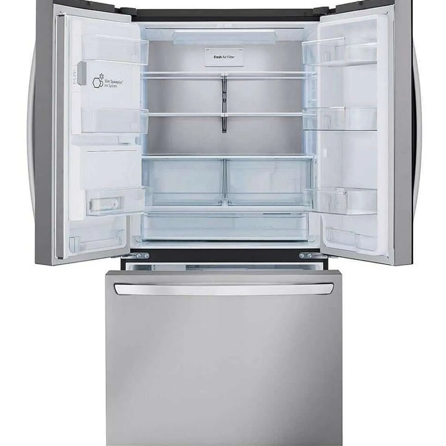 LG Réfrigérateur 31 pi3 36 po Acier inoxydable Portes françaises - LRFXS3106S