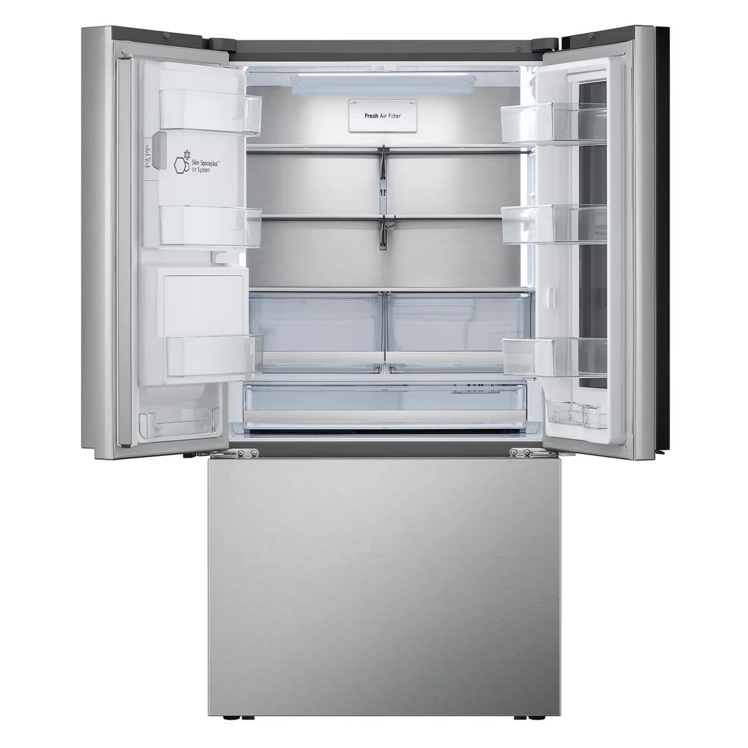 LG Réfrigérateur 31 pi3 36 po Acier inoxydable Portes françaises - LRYKS3106S