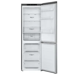 LG Réfrigérateur 12 pi3 24 po Argent platine Congélateur en bas - LBNC12231V