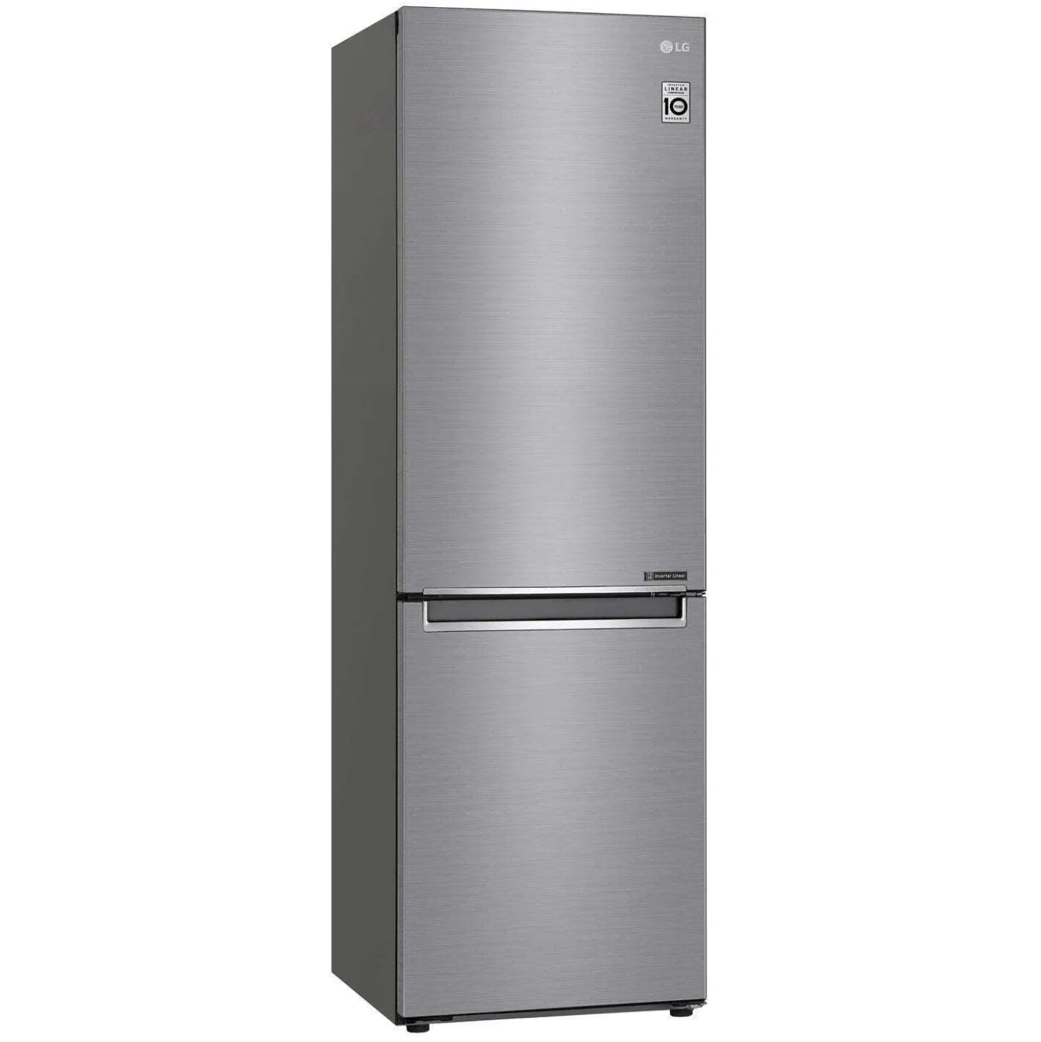 LG Réfrigérateur 12 pi3 24 po Argent platine Congélateur en bas - LBNC12231V