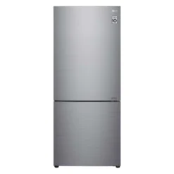 LG Réfrigérateur 15 pi3 28 po Argent platine Congélateur en bas - LBNC15251V