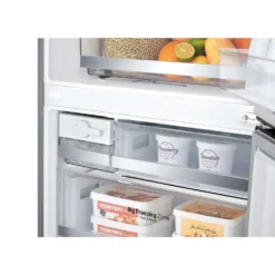 LG Réfrigérateur 15 pi3 28 po Argent platine Congélateur en bas - LBNC15251V