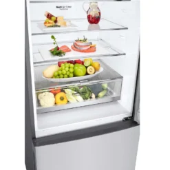LG Réfrigérateur 15 pi3 28 po Argent platine Congélateur en bas - LBNC15251V