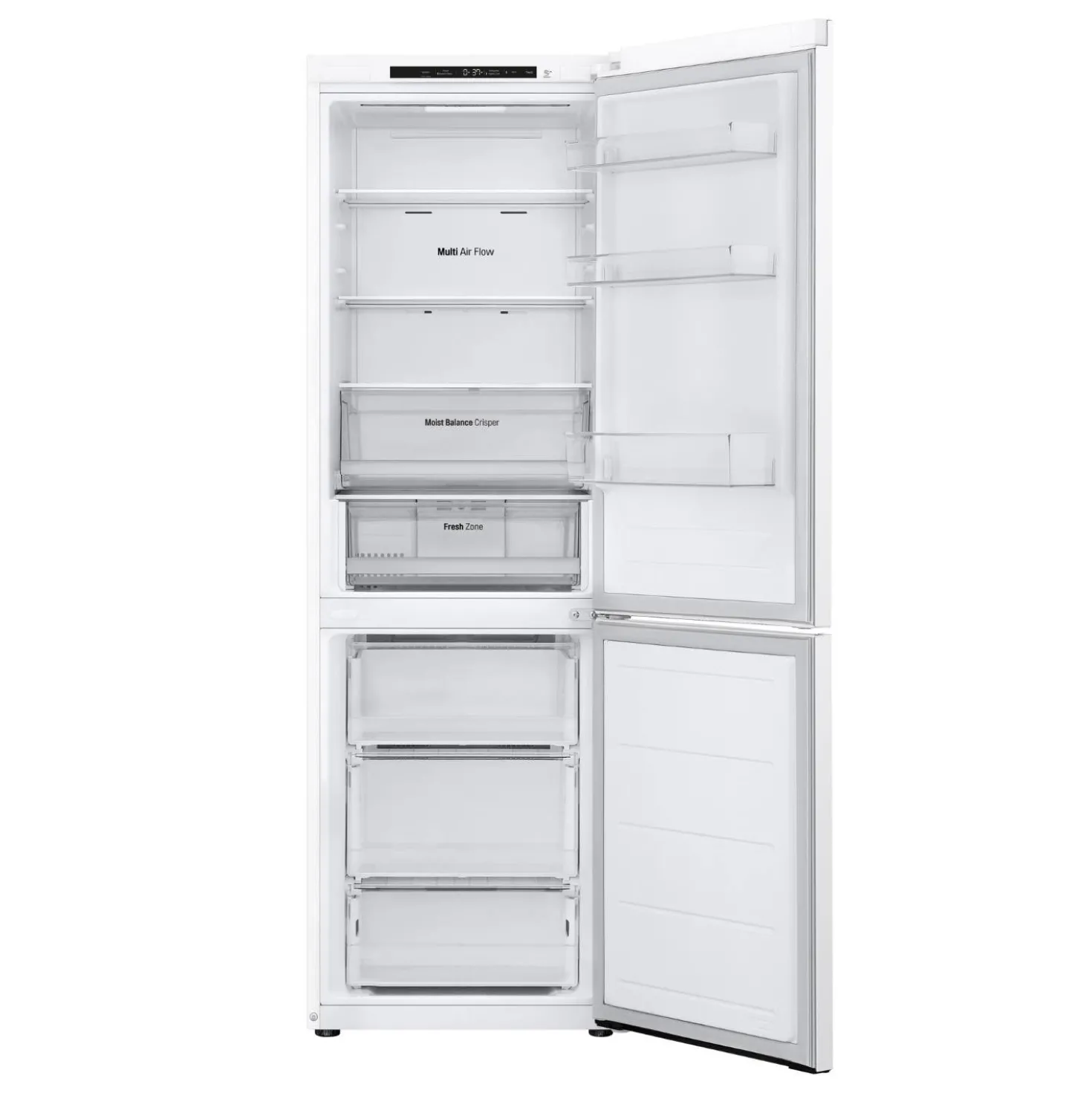 LG Réfrigérateur 12 pi3 24 po Blanc Congélateur en bas - LB12C2000W