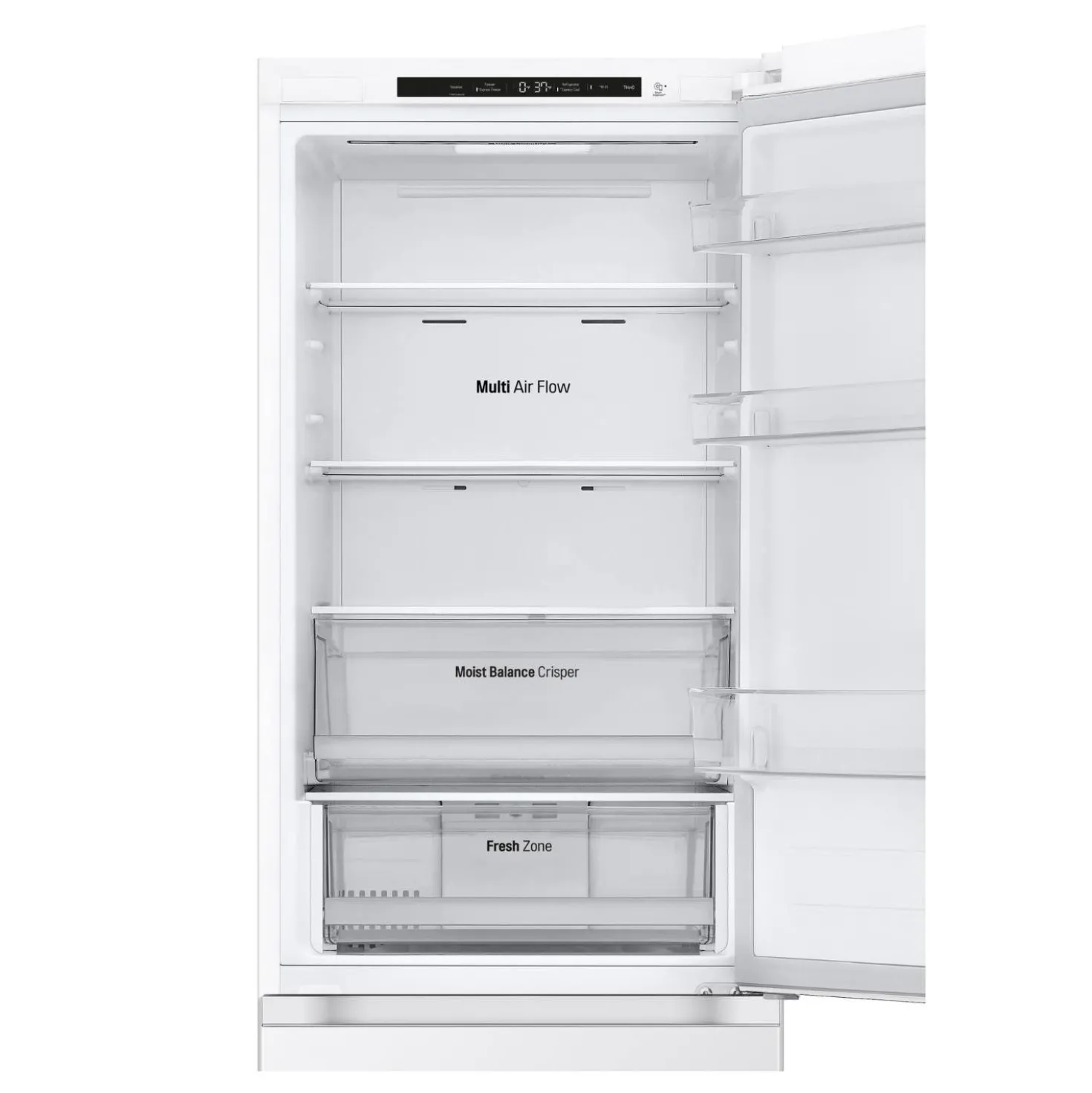 LG Réfrigérateur 12 pi3 24 po Blanc Congélateur en bas - LB12C2000W