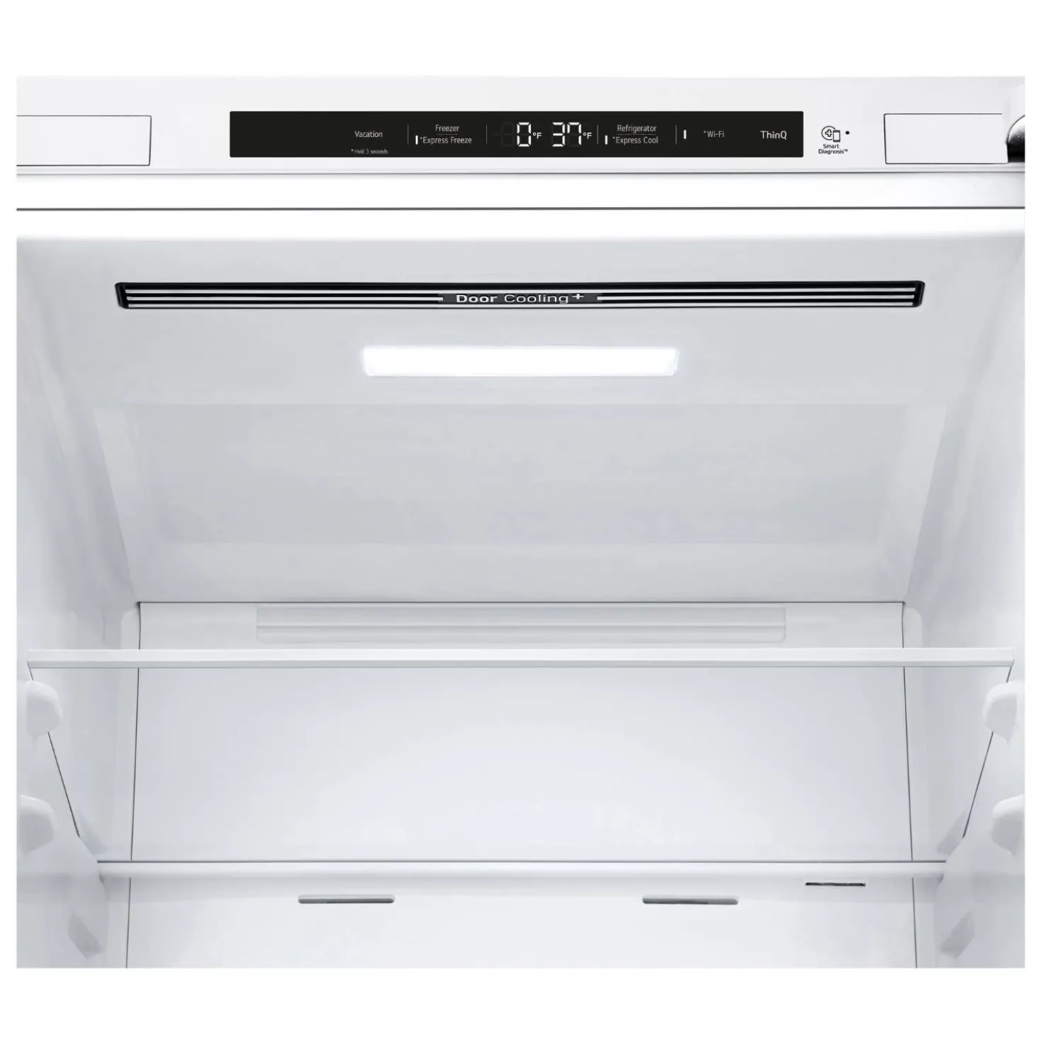 LG Réfrigérateur 12 pi3 24 po Blanc Congélateur en bas - LB12C2000W