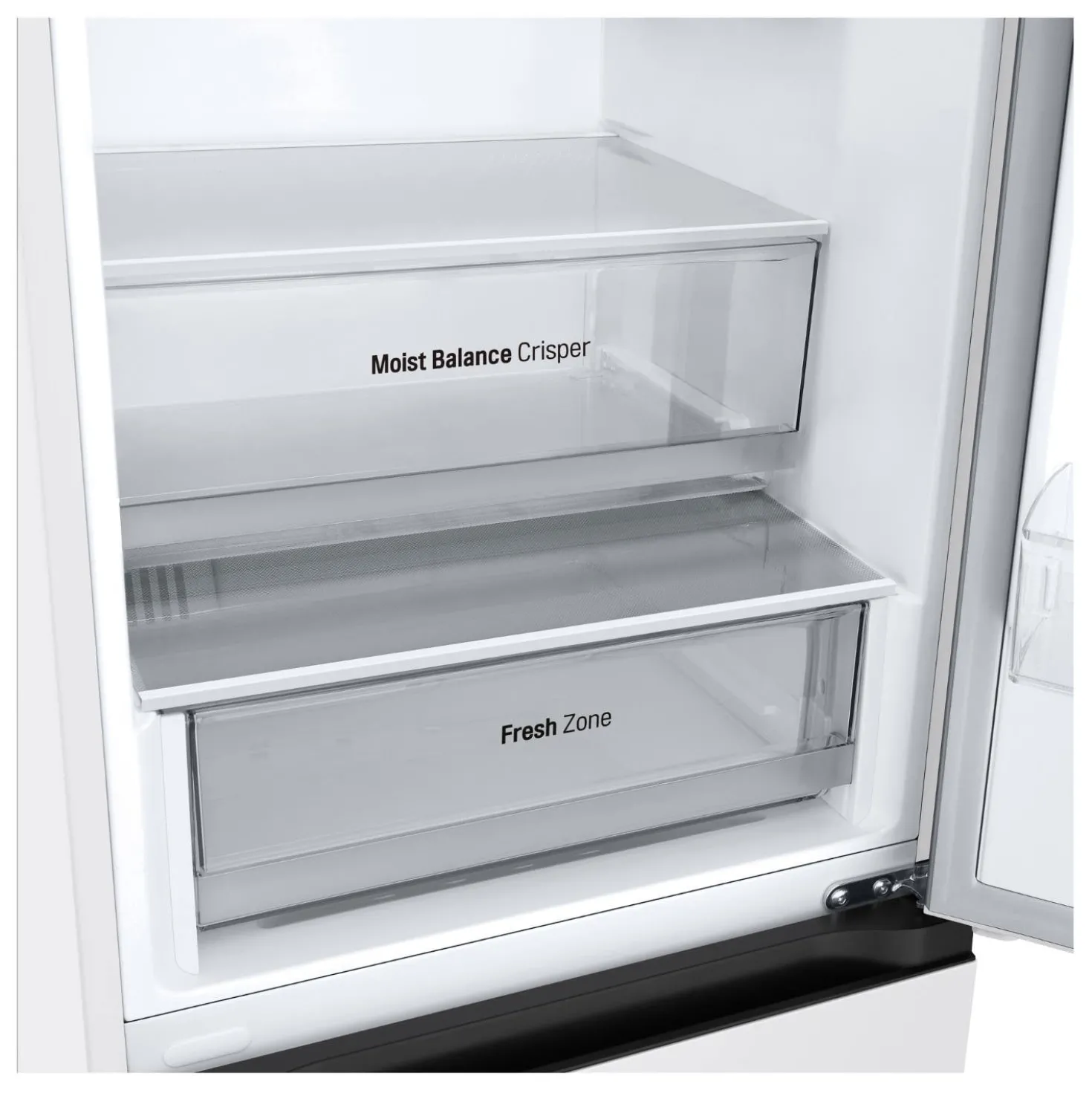 LG Réfrigérateur 12 pi3 24 po Blanc Congélateur en bas - LB12C2000W