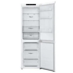 LG Réfrigérateur 12 pi3 24 po Blanc Congélateur en bas - LBNC12231W